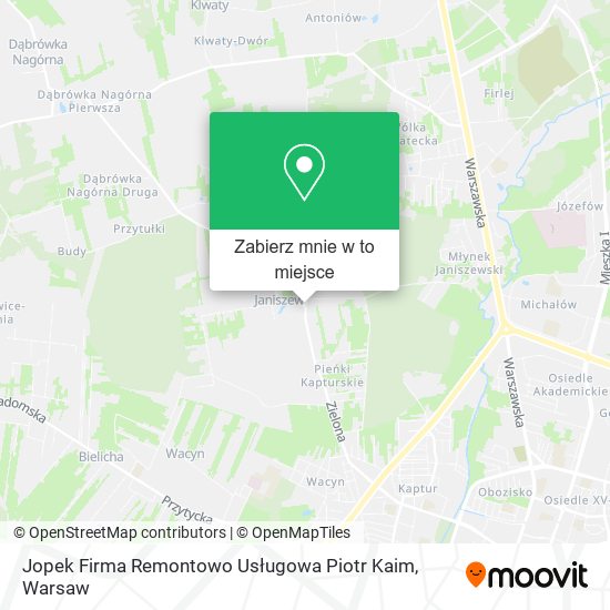 Mapa Jopek Firma Remontowo Usługowa Piotr Kaim