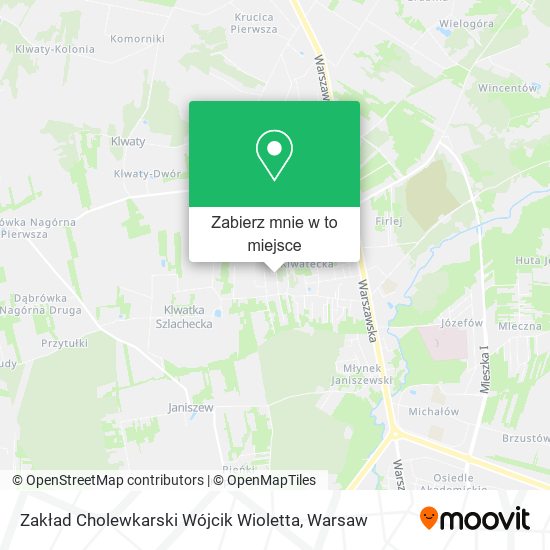 Mapa Zakład Cholewkarski Wójcik Wioletta