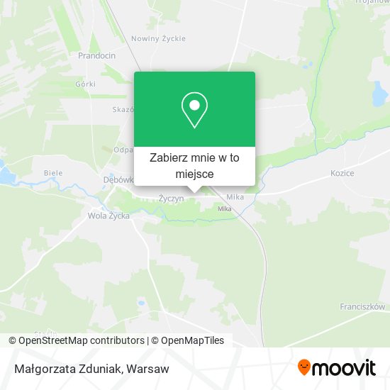 Mapa Małgorzata Zduniak