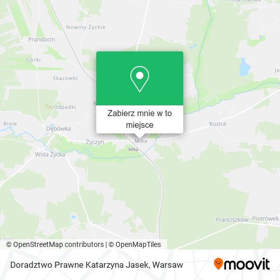 Mapa Doradztwo Prawne Katarzyna Jasek