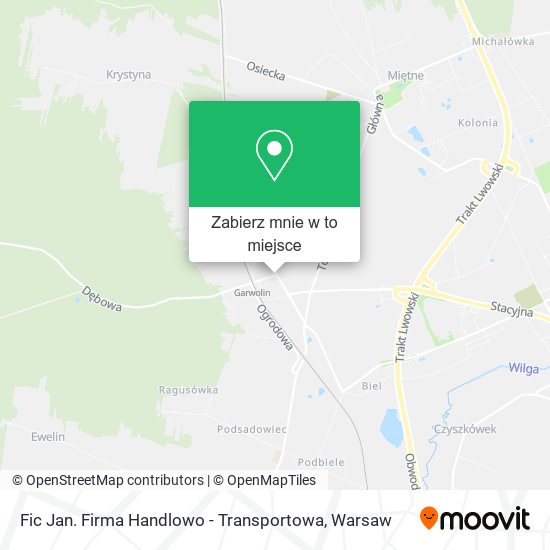 Mapa Fic Jan. Firma Handlowo - Transportowa