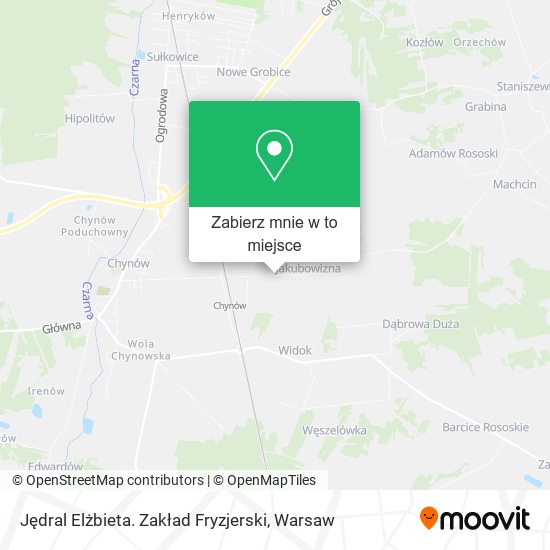 Mapa Jędral Elżbieta. Zakład Fryzjerski