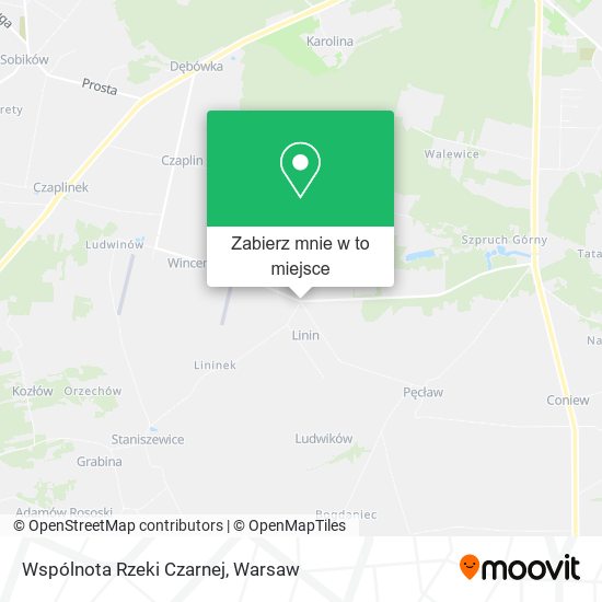 Mapa Wspólnota Rzeki Czarnej