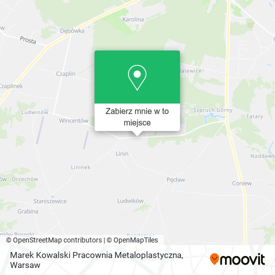 Mapa Marek Kowalski Pracownia Metaloplastyczna