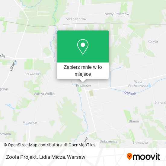 Mapa Zoola Projekt. Lidia Micza