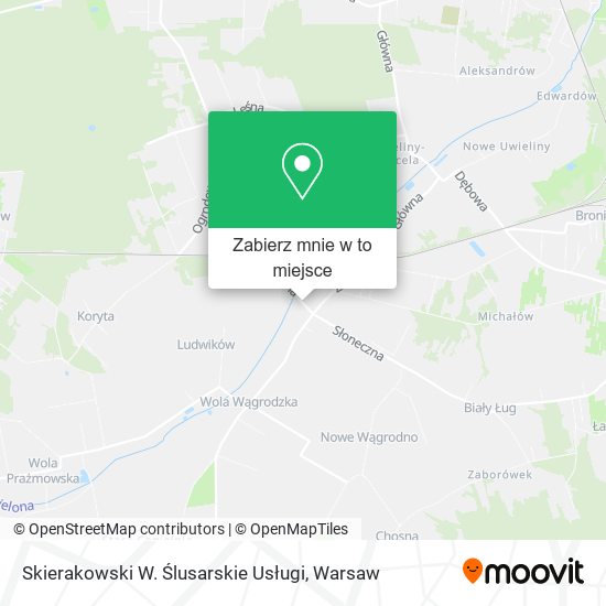 Mapa Skierakowski W. Ślusarskie Usługi