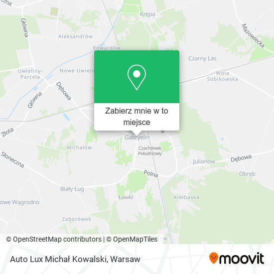 Mapa Auto Lux Michał Kowalski