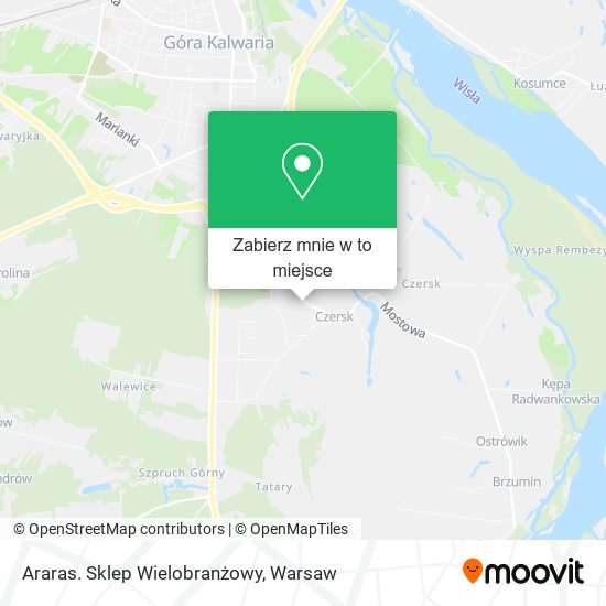 Mapa Araras. Sklep Wielobranżowy