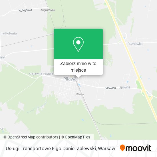 Mapa Usługi Transportowe Figo Daniel Zalewski