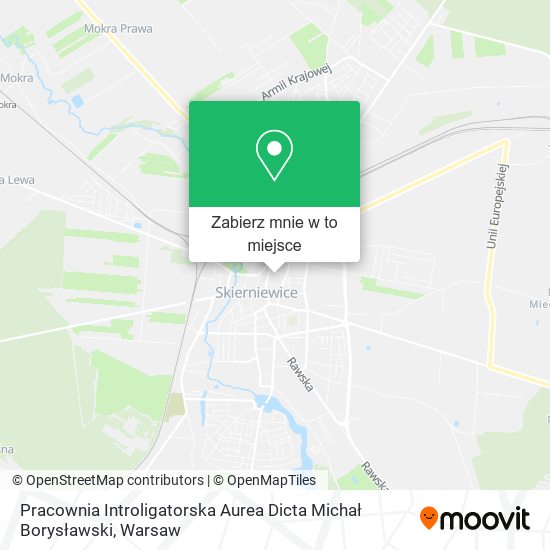 Mapa Pracownia Introligatorska Aurea Dicta Michał Borysławski