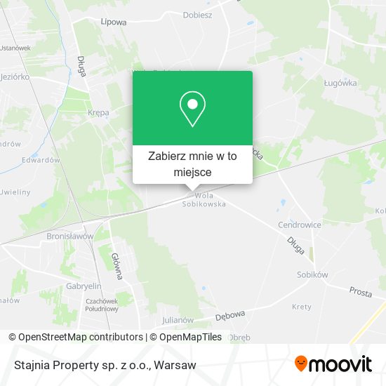 Mapa Stajnia Property sp. z o.o.