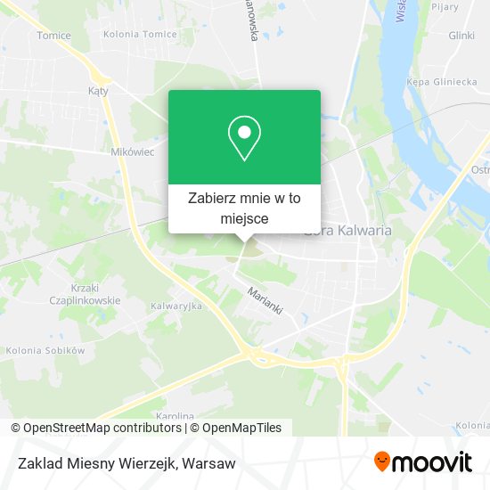 Mapa Zaklad Miesny Wierzejk