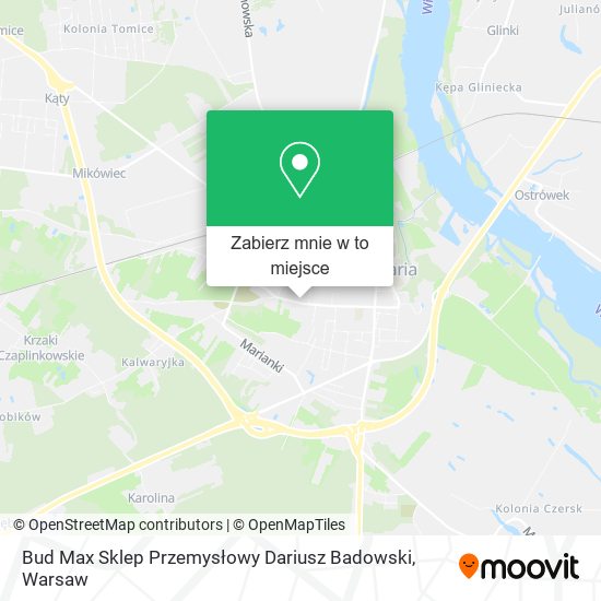 Mapa Bud Max Sklep Przemysłowy Dariusz Badowski