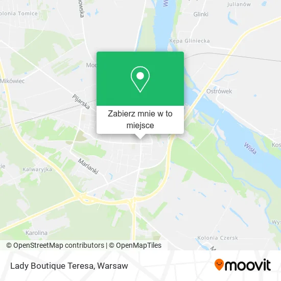 Mapa Lady Boutique Teresa