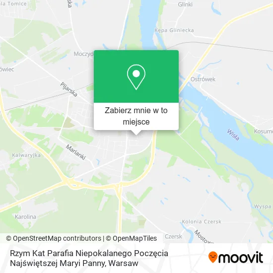 Mapa Rzym Kat Parafia Niepokalanego Poczęcia Najświętszej Maryi Panny
