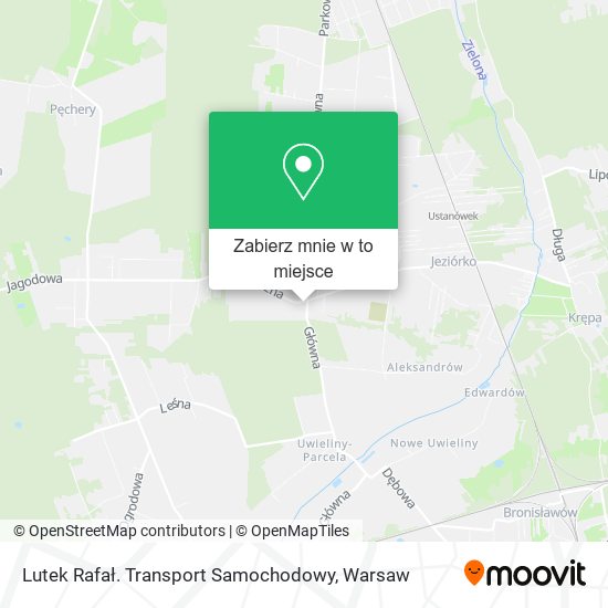 Mapa Lutek Rafał. Transport Samochodowy