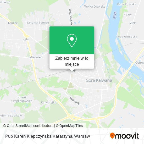 Mapa Pub Karen Klepczyńska Katarzyna