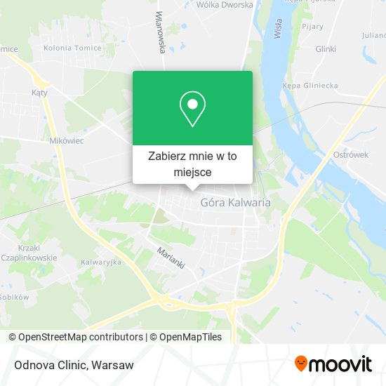 Mapa Odnova Clinic