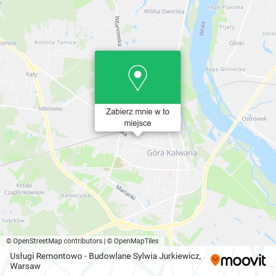 Mapa Usługi Remontowo - Budowlane Sylwia Jurkiewicz