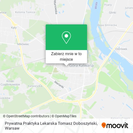 Mapa Prywatna Praktyka Lekarska Tomasz Doboszyński