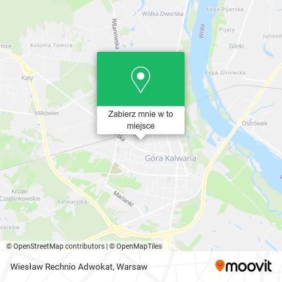 Mapa Wiesław Rechnio Adwokat