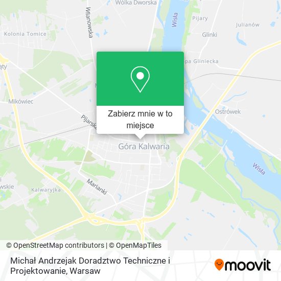 Mapa Michał Andrzejak Doradztwo Techniczne i Projektowanie