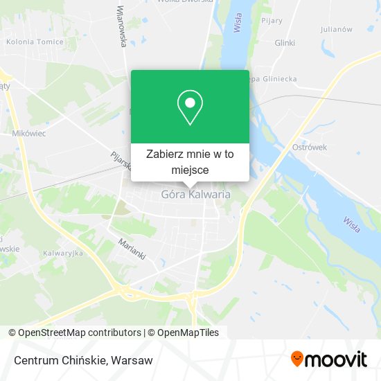 Mapa Centrum Chińskie