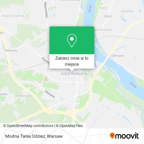 Mapa Modna Tania Odziez