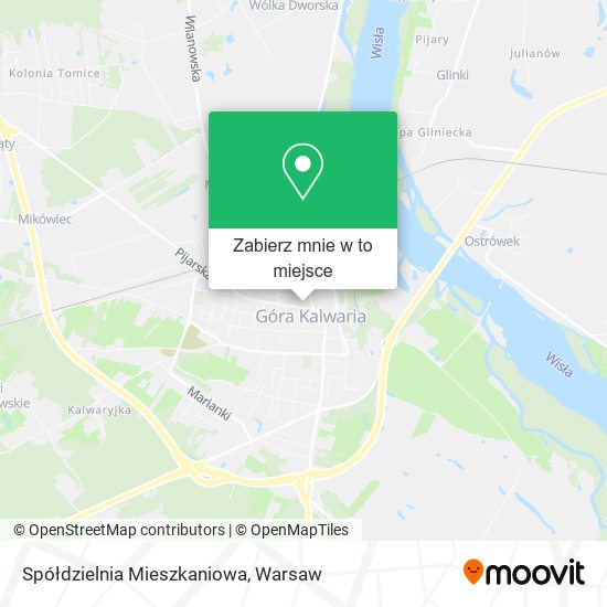 Mapa Spółdzielnia Mieszkaniowa