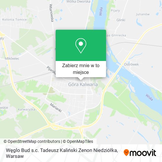 Mapa Węglo Bud s.c. Tadeusz Kaliński Zenon Niedziółka