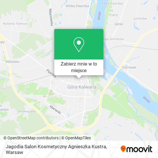 Mapa Jagodia Salon Kosmetyczny Agnieszka Kustra