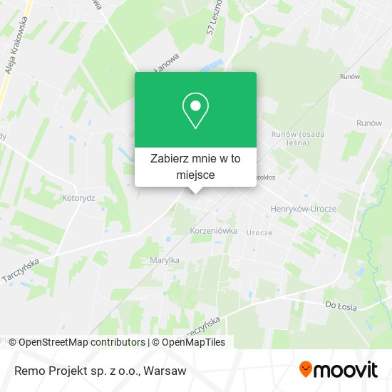 Mapa Remo Projekt sp. z o.o.