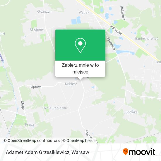 Mapa Adamet Adam Grzesikiewicz