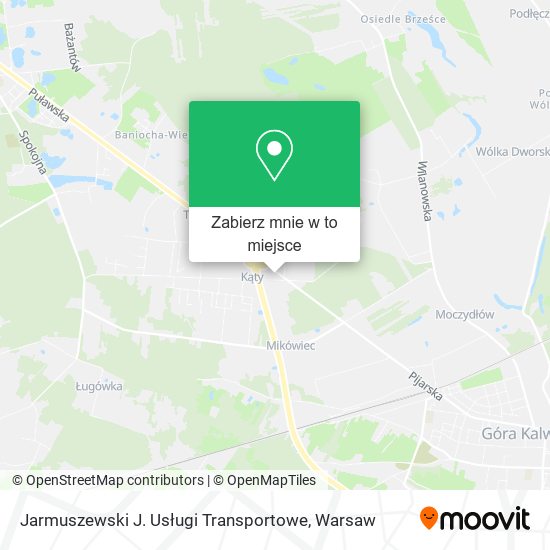 Mapa Jarmuszewski J. Usługi Transportowe