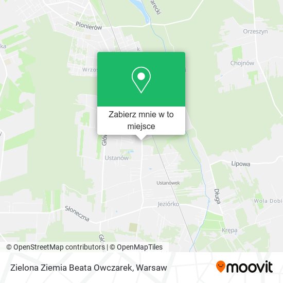 Mapa Zielona Ziemia Beata Owczarek