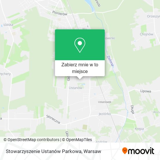 Mapa Stowarzyszenie Ustanów Parkowa