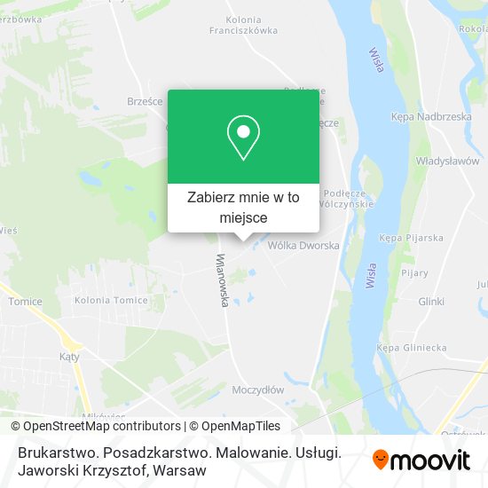 Mapa Brukarstwo. Posadzkarstwo. Malowanie. Usługi. Jaworski Krzysztof