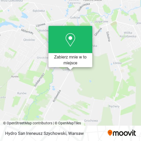 Mapa Hydro San Ireneusz Szychowski