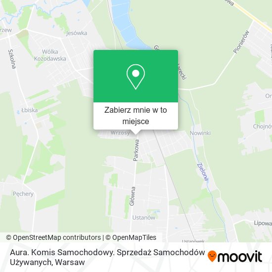 Mapa Aura. Komis Samochodowy. Sprzedaż Samochodów Używanych