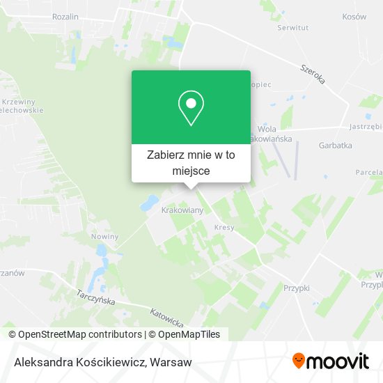 Mapa Aleksandra Kościkiewicz