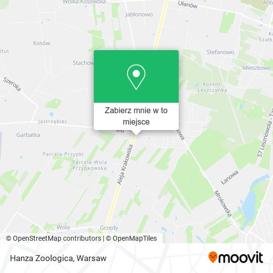 Mapa Hanza Zoologica