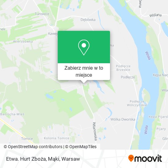 Mapa Etwa. Hurt Zboża, Mąki