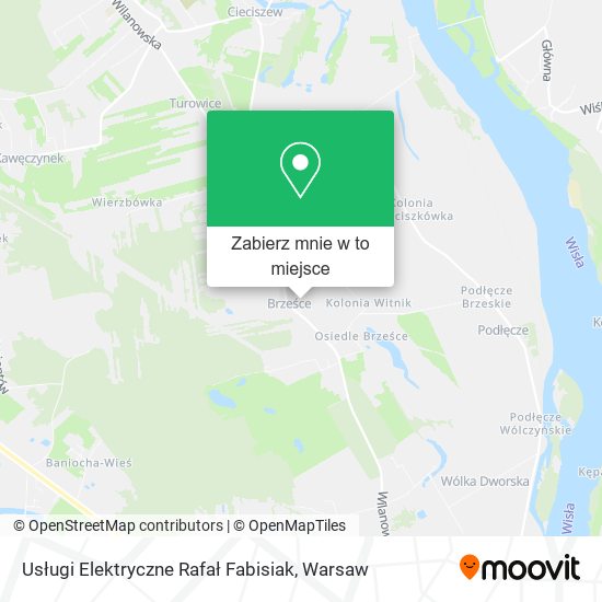 Mapa Usługi Elektryczne Rafał Fabisiak