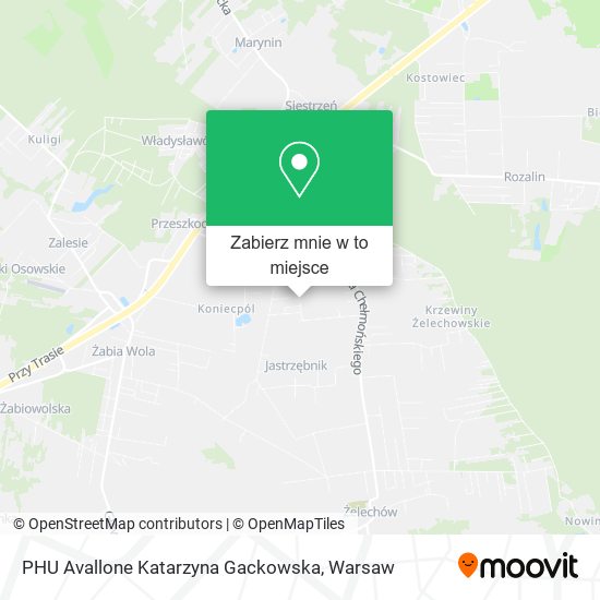 Mapa PHU Avallone Katarzyna Gackowska