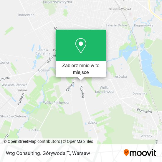 Mapa Wtg Consulting. Górywoda T.