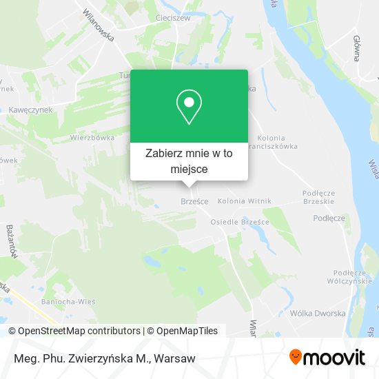 Mapa Meg. Phu. Zwierzyńska M.