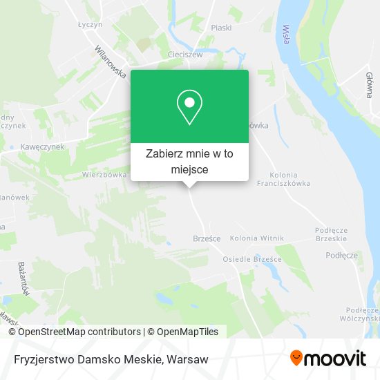 Mapa Fryzjerstwo Damsko Meskie