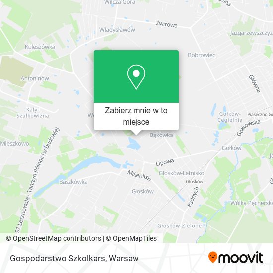 Mapa Gospodarstwo Szkolkars