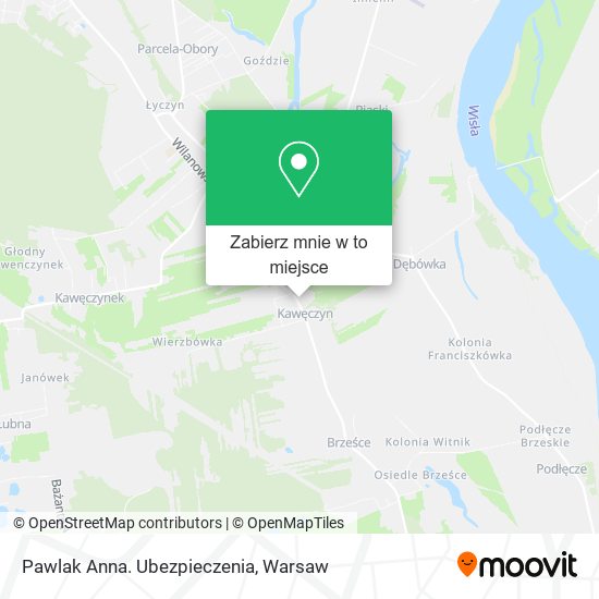 Mapa Pawlak Anna. Ubezpieczenia