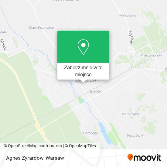 Mapa Agnes Zyrardow